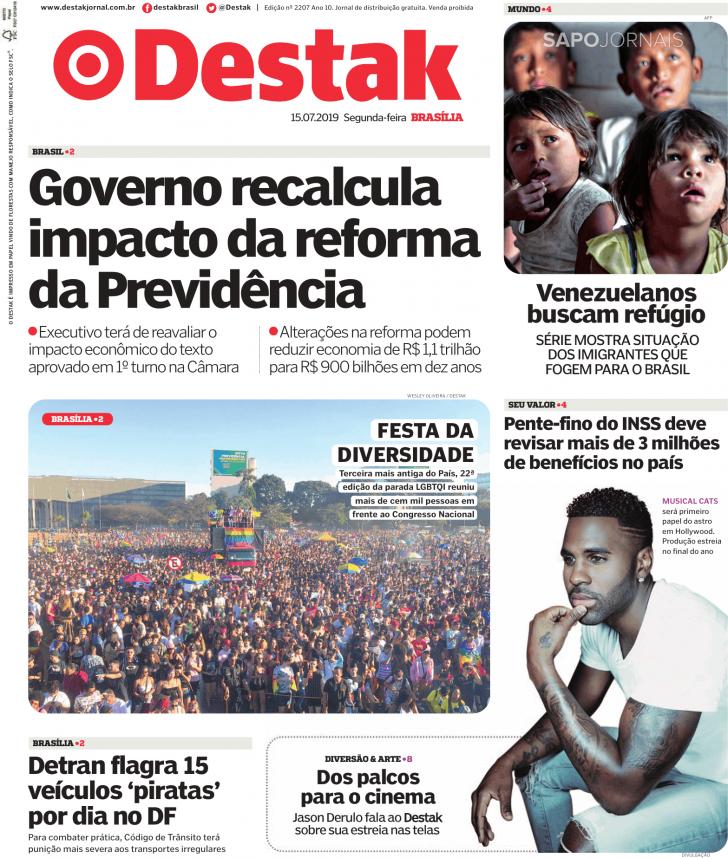 Capa Destak-Bras�lia - 2019-07-15