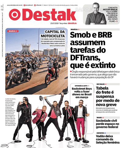 Capa Destak-Bras�lia - 2019-07-23