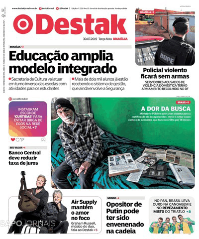 Capa Destak-Bras�lia - 2019-07-30