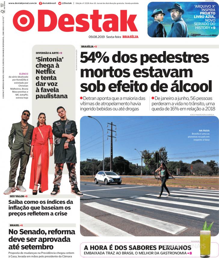 Capa Destak-Bras�lia - 2019-08-09
