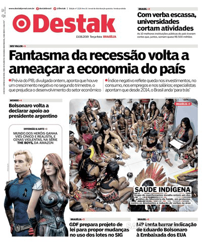 Capa Destak-Bras�lia - 2019-08-13