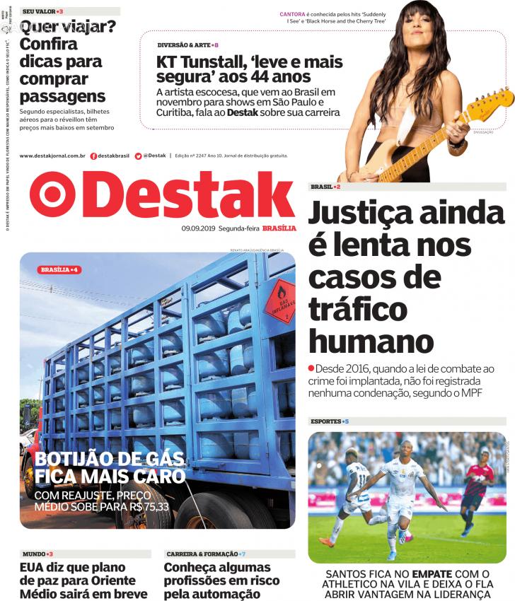 Capa Destak-Bras�lia - 2019-09-09