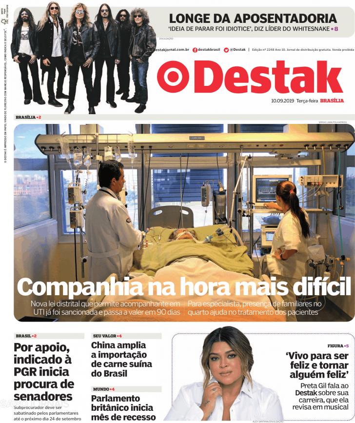 Capa Destak-Bras�lia - 2019-09-10