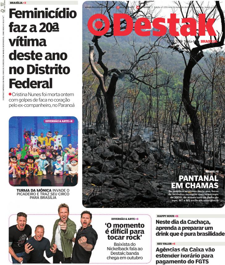 Capa Destak-Bras�lia - 2019-09-13
