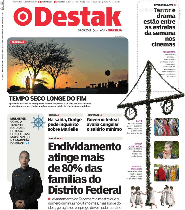 Capa Destak-Bras�lia - 2019-09-18