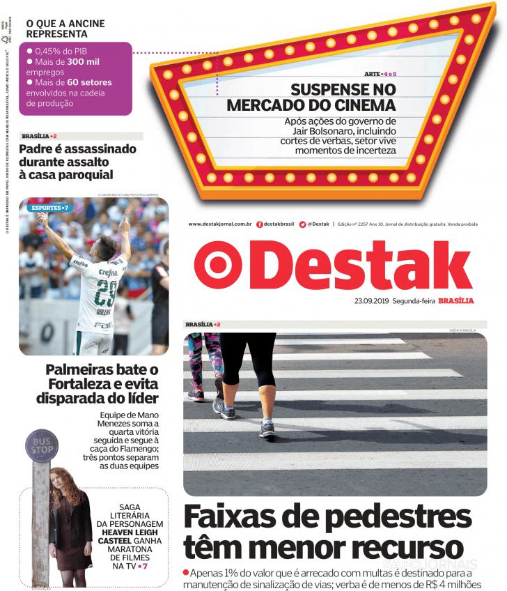 Capa Destak-Bras�lia - 2019-09-23
