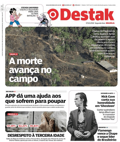 Capa Destak-Bras�lia - 2019-10-07