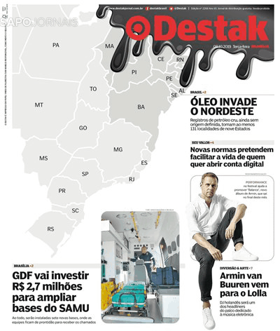 Capa Destak-Bras�lia - 2019-10-08