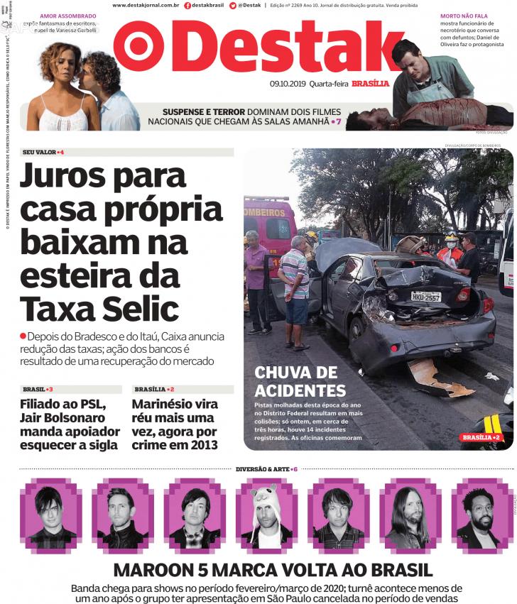 Capa Destak-Bras�lia - 2019-10-09