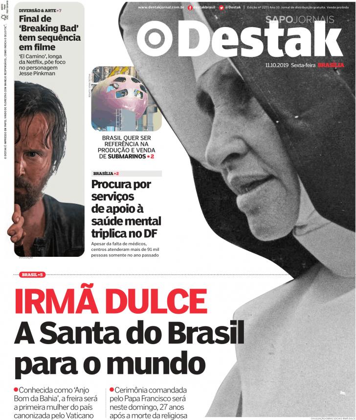 Capa Destak-Bras�lia - 2019-10-11