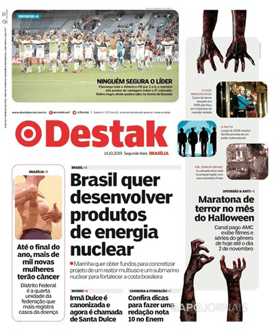 Capa Destak-Bras�lia - 2019-10-14