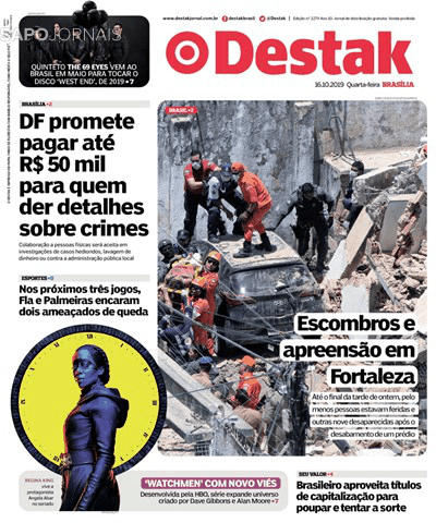 Capa Destak-Bras�lia - 2019-10-16