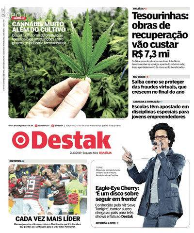 Capa Destak-Bras�lia - 2019-10-21