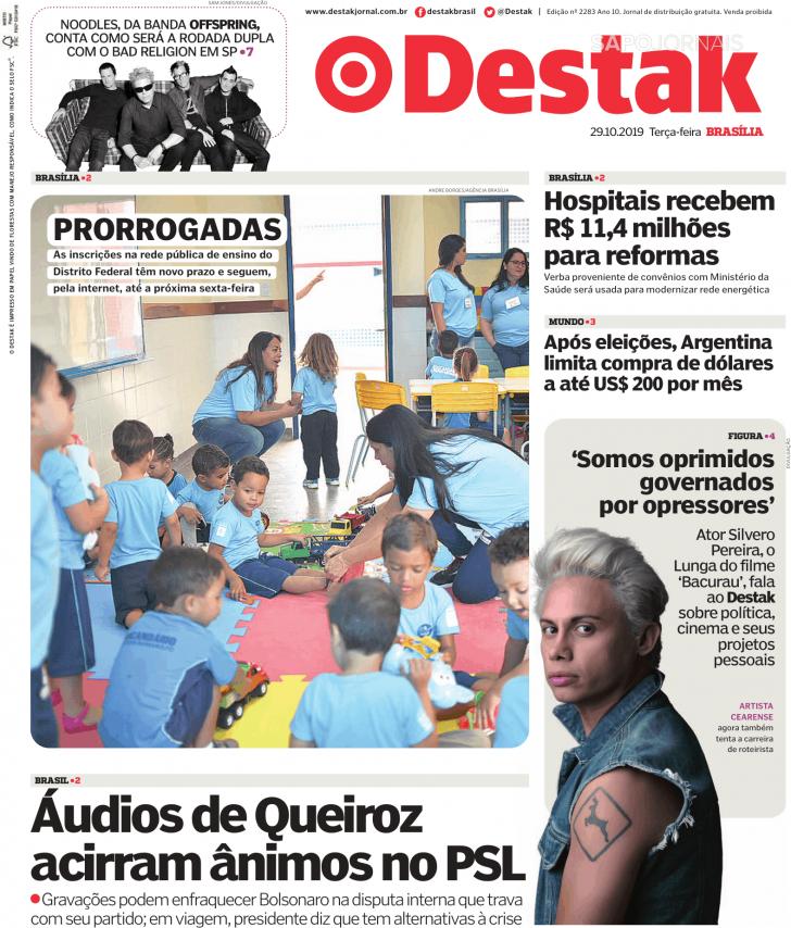 Capa Destak-Bras�lia - 2019-10-29