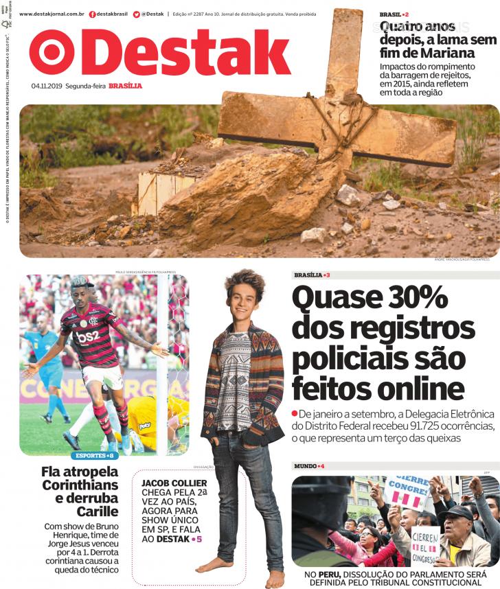 Capa Destak-Bras�lia - 2019-11-04