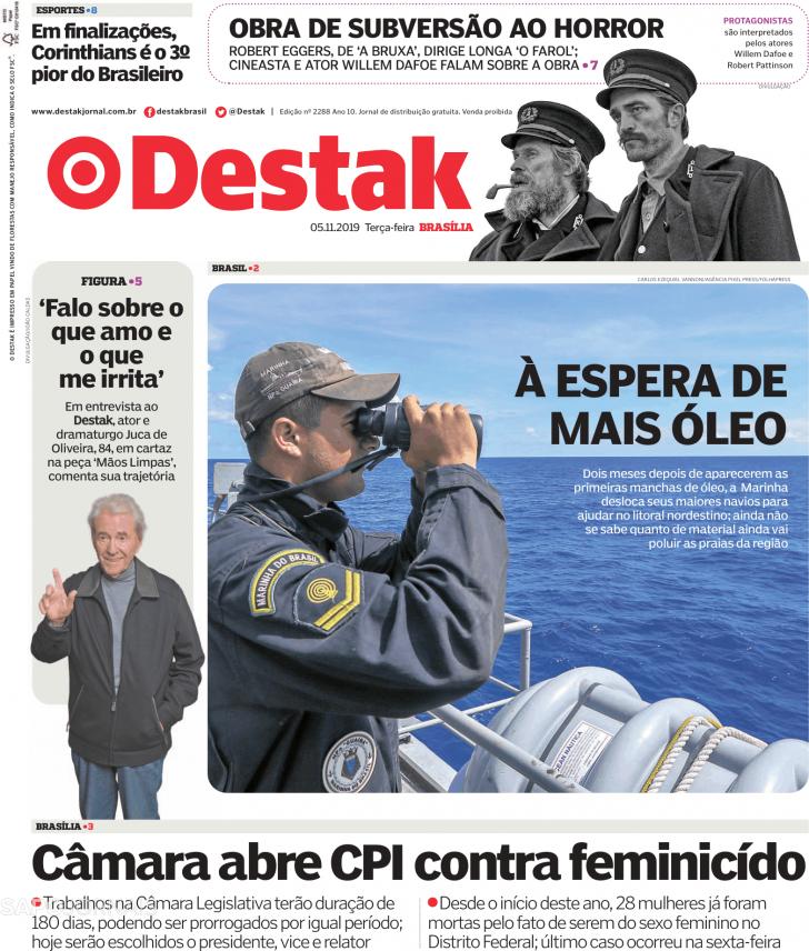 Capa Destak-Bras�lia - 2019-11-05