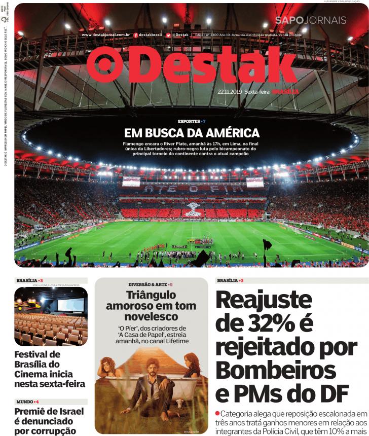 Capa Destak-Bras�lia - 2019-11-22