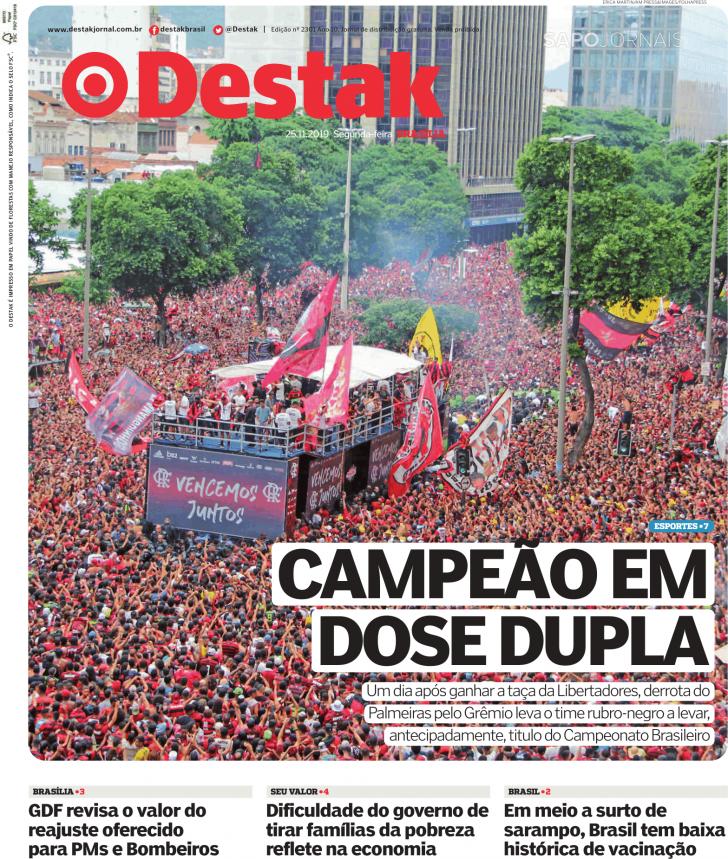 Capa Destak-Bras�lia - 2019-11-25