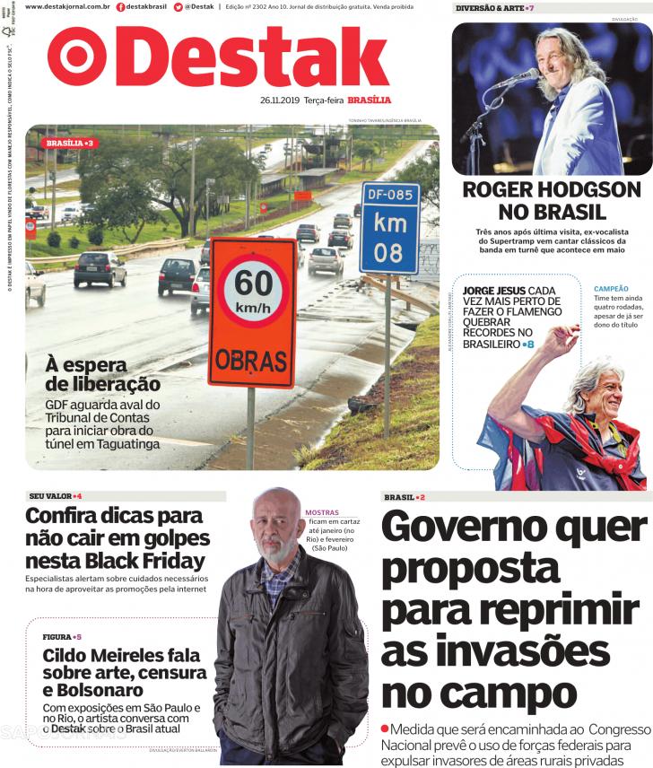 Capa Destak-Bras�lia - 2019-11-26