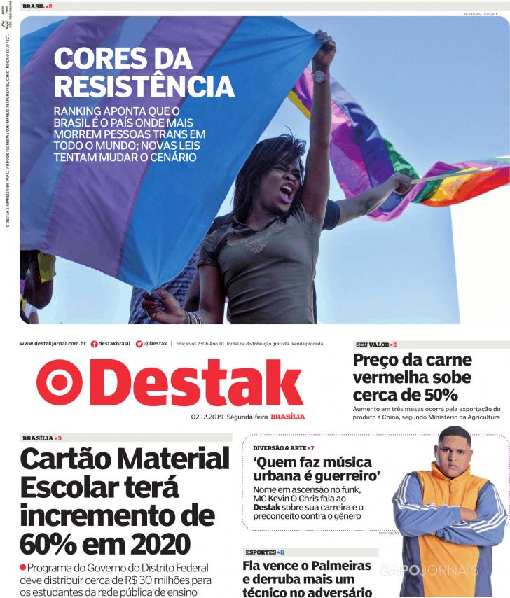 Capa Destak-Bras�lia - 2019-12-02