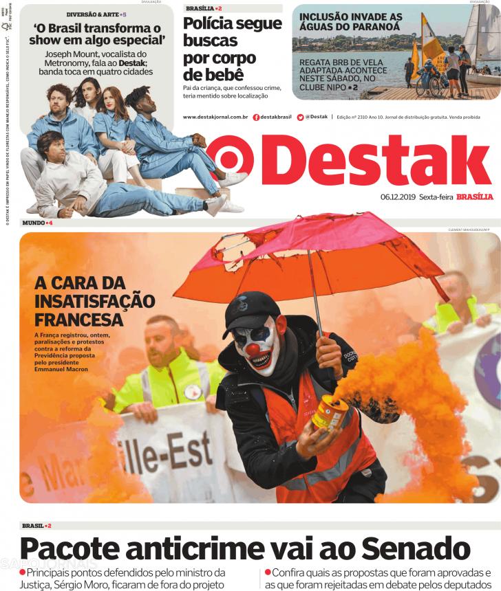 Capa Destak-Bras�lia - 2019-12-06