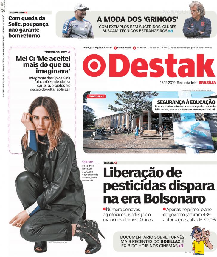 Capa Destak-Bras�lia - 2019-12-16
