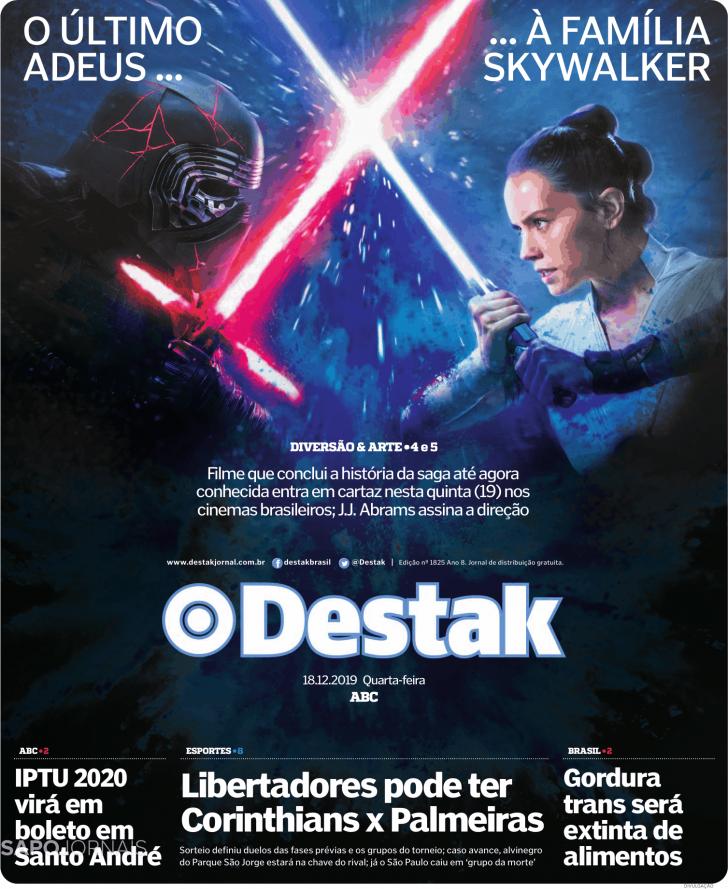 Capa Destak-Bras�lia - 2019-12-18