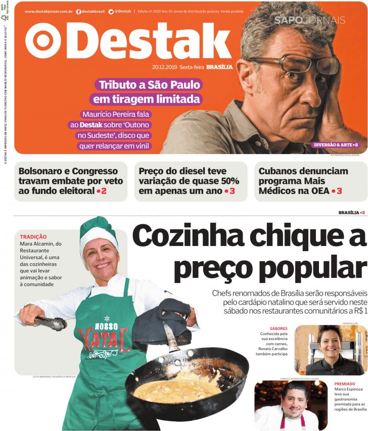 Capa Destak-Bras�lia - 2019-12-20