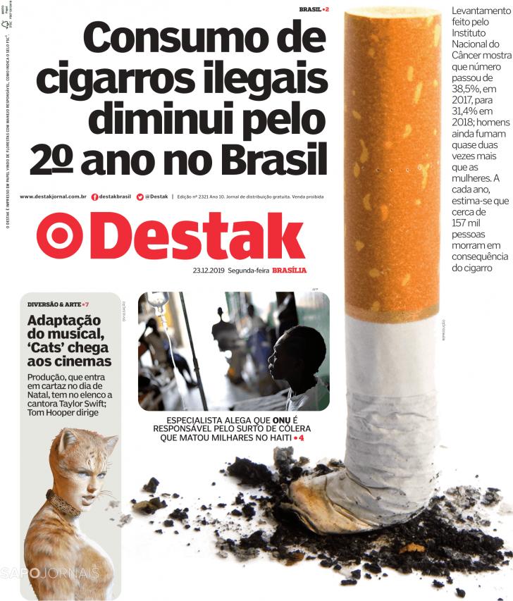 Capa Destak-Bras�lia - 2019-12-23