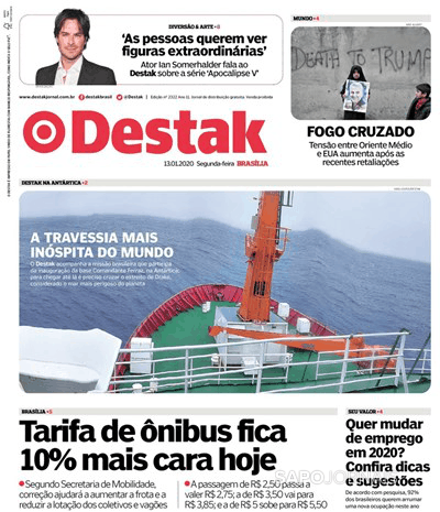Capa Destak-Bras�lia - 2020-01-13