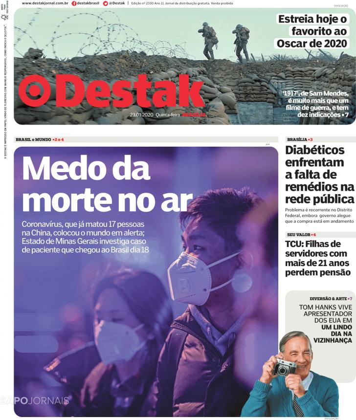 Capa Destak-Bras�lia - 2020-01-23