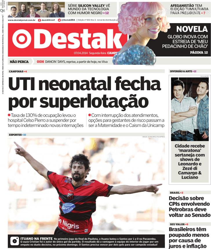 Capa Destak-Campinas - 2014-04-07