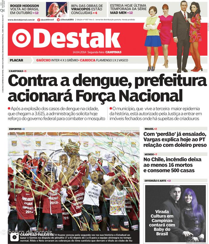 Capa Destak-Campinas - 2014-04-14