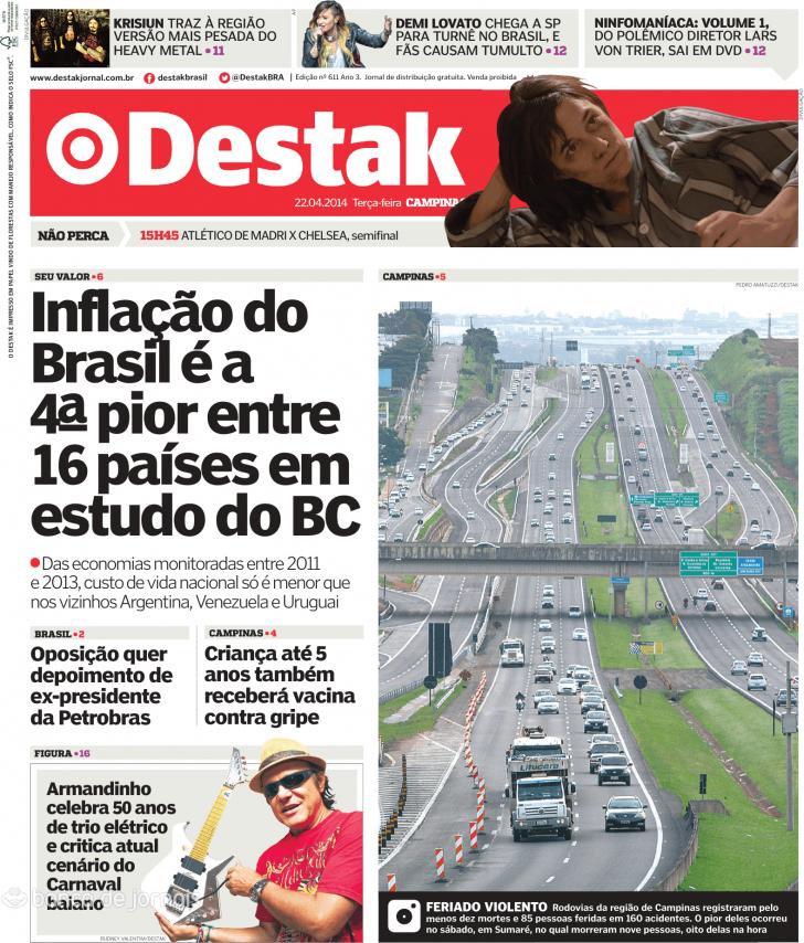 Capa Destak-Campinas - 2014-04-22