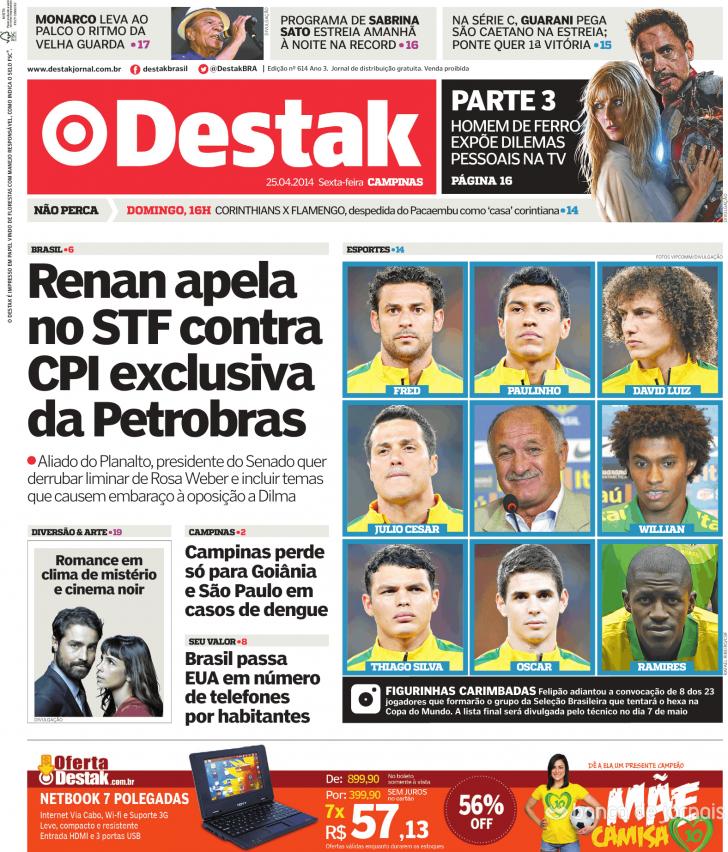 Capa Destak-Campinas - 2014-04-25