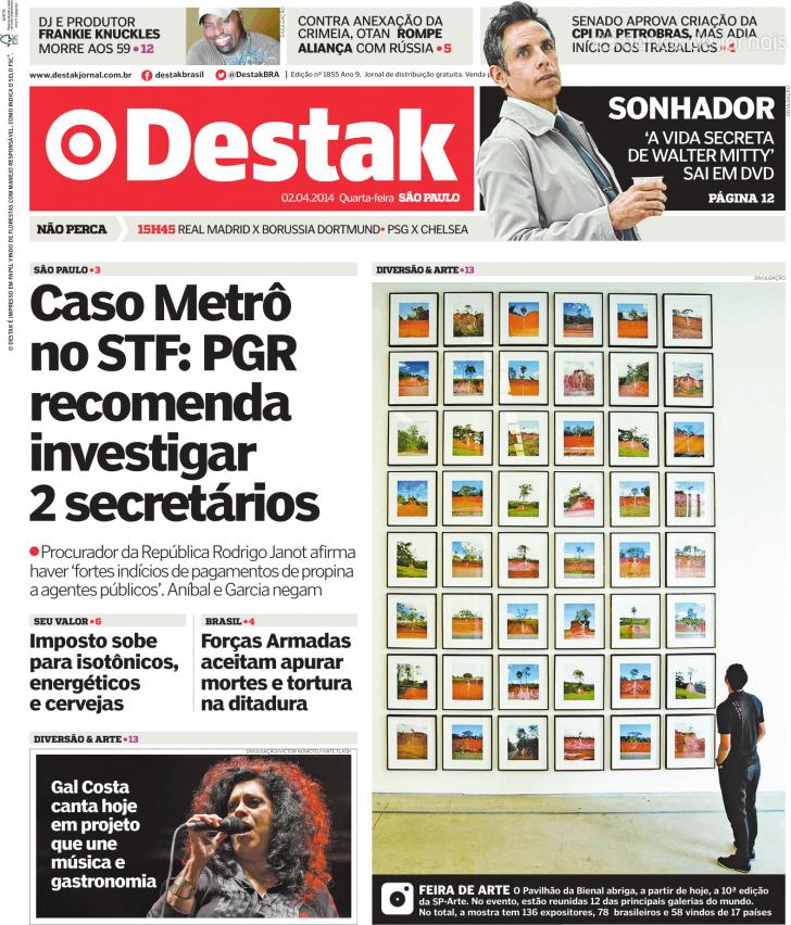 Capa Destak-So Paulo - 2014-04-02