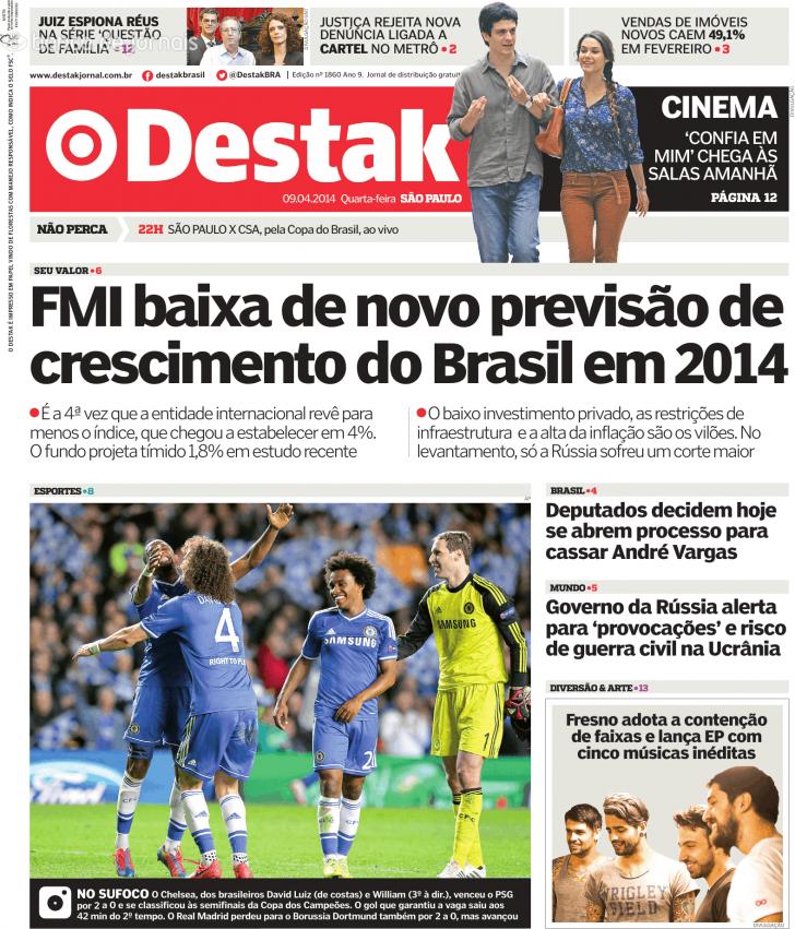 Capa Destak-So Paulo - 2014-04-09