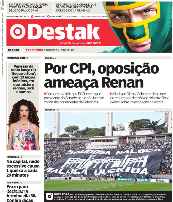Capa Destak-So Paulo - 2014-04-28