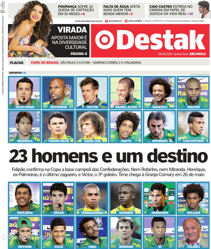 Capa Destak-So Paulo - 2014-05-08