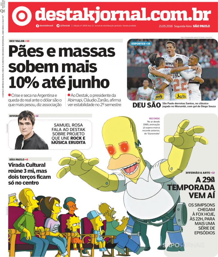Capa Destak-So Paulo - 2018-05-21