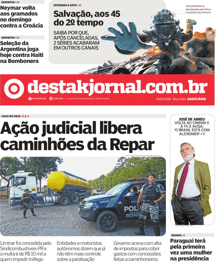 Capa Destak-So Paulo - 2018-05-29