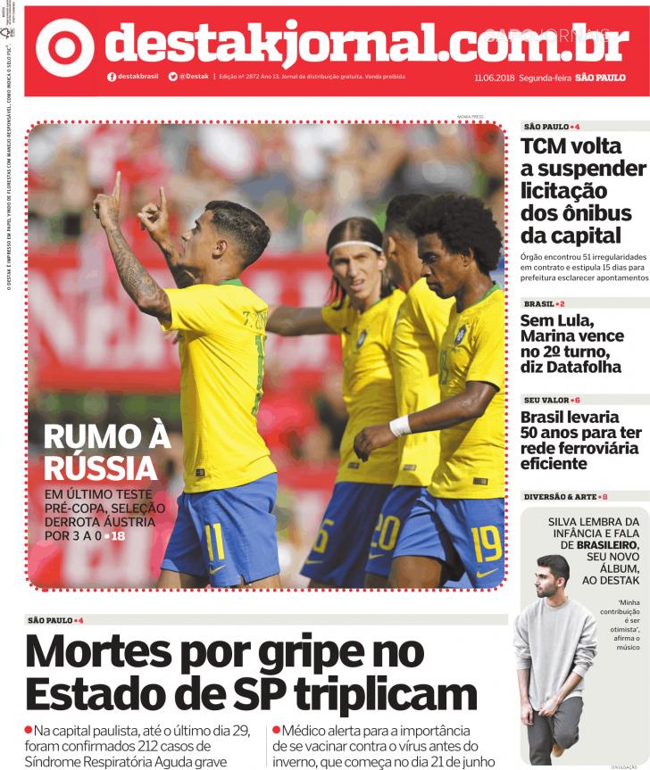 Capa Destak-So Paulo - 2018-06-11