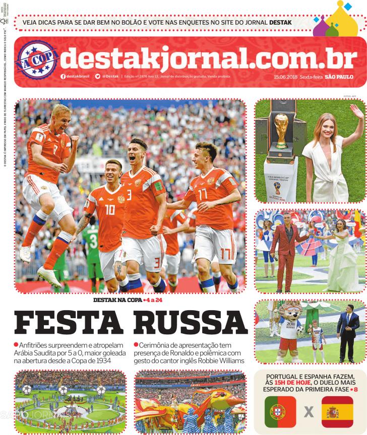 Capa Destak-So Paulo - 2018-06-15