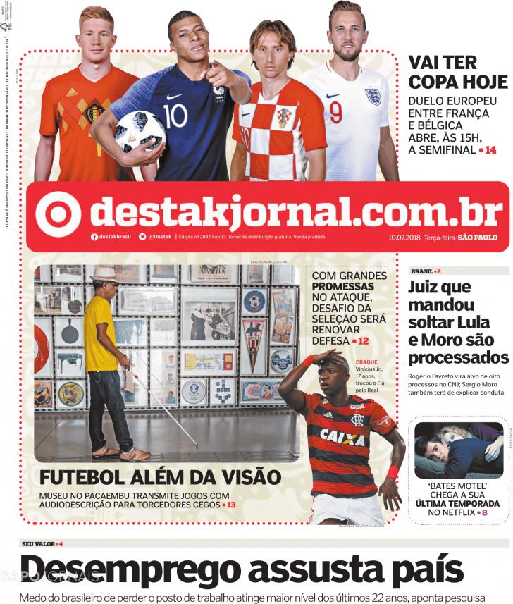 Capa Destak-So Paulo - 2018-07-10