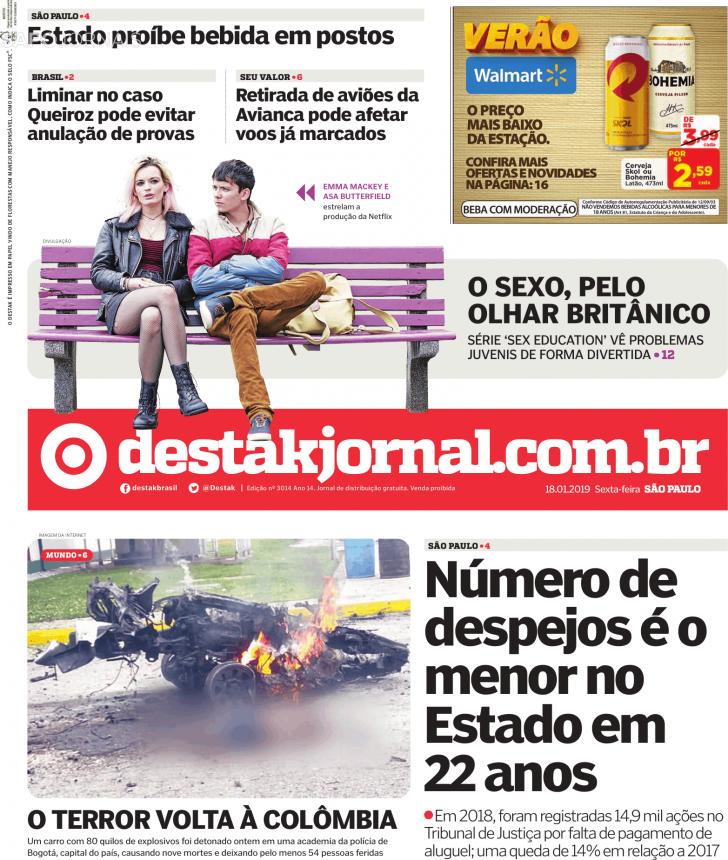 Capa Destak-So Paulo - 2019-01-18