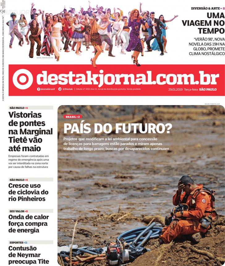 Capa Destak-So Paulo - 2019-01-29