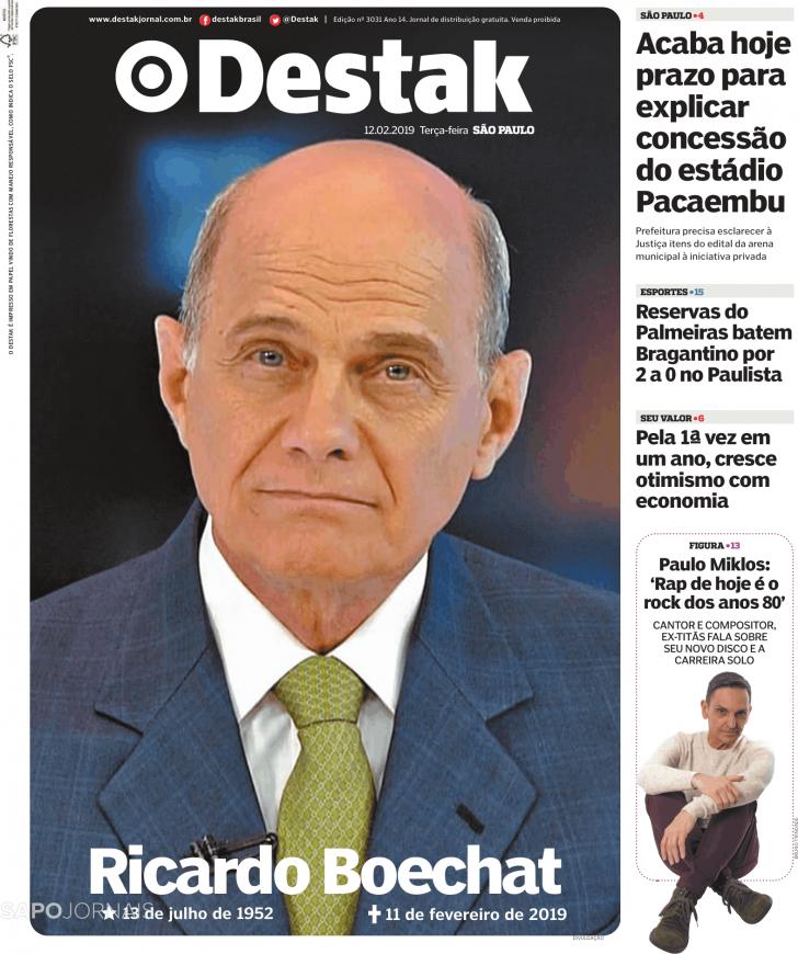 Capa Destak-So Paulo - 2019-02-12