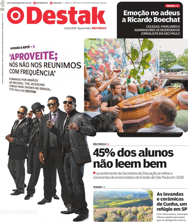 Capa Destak-So Paulo - 2019-02-13