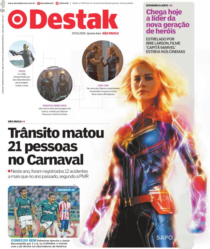 Capa Destak-So Paulo - 2019-03-07