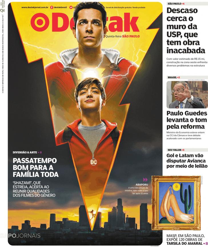Capa Destak-So Paulo - 2019-04-04